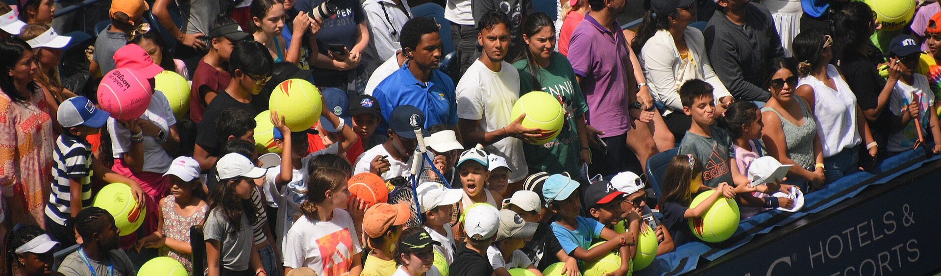 The crowd at a night match
